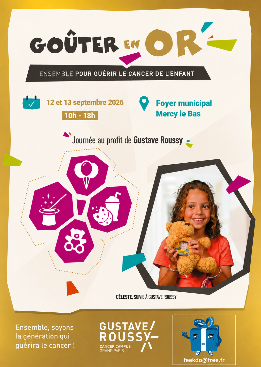 Affiche Goûter en Or – Mercy-le-Bas